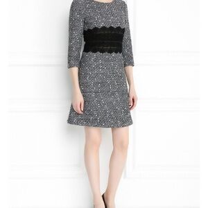 Giambattista Valli 🇮🇹 Dress with Lace Waist Accent